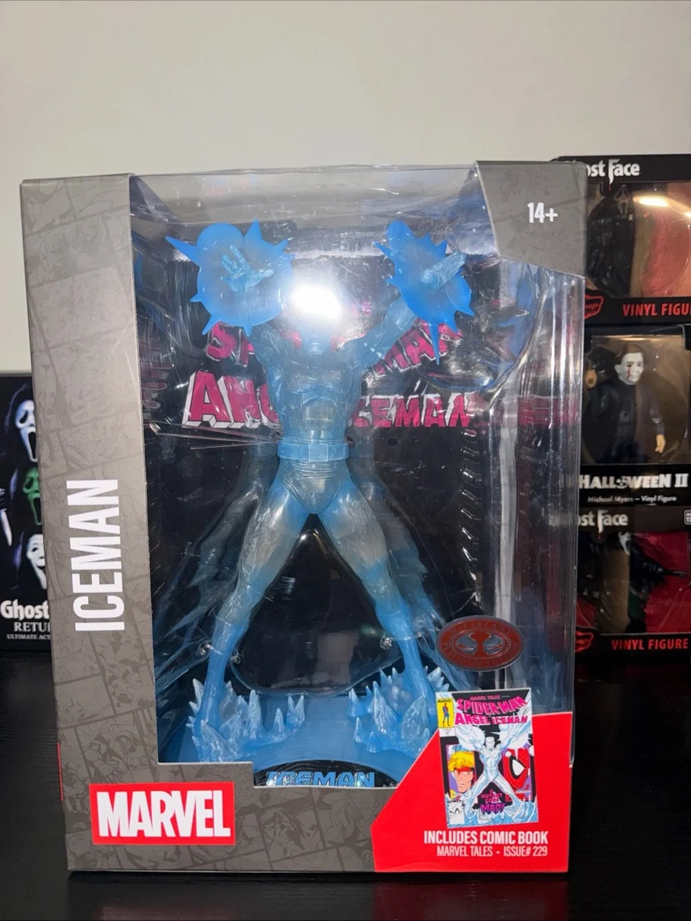 Marvel Iceman Translucent Blue Display Figure
